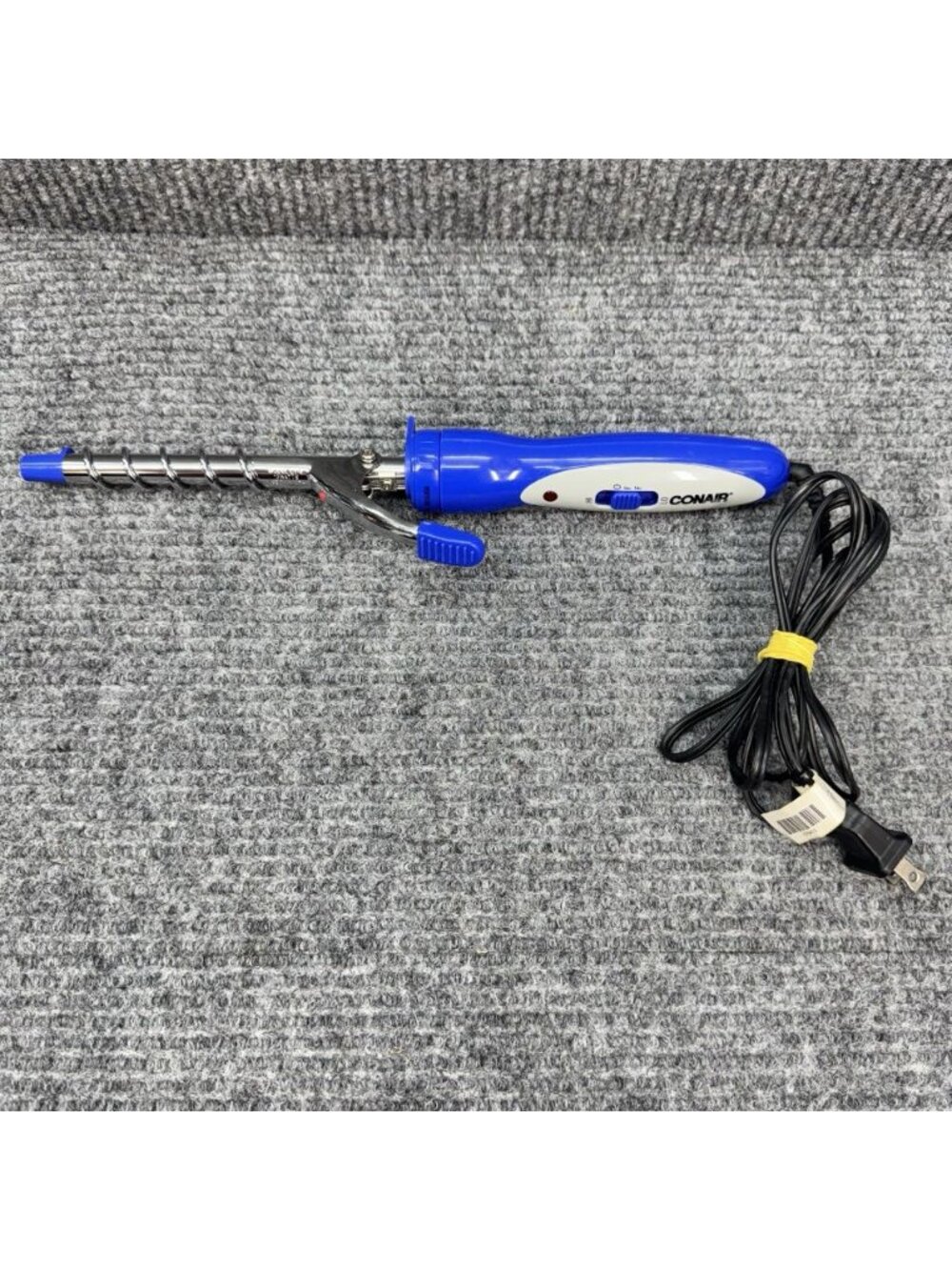 Conair Spiral Curling Iron 1/2” Barrel Blue Handle Vintage Y2K Tested CB600KCS
